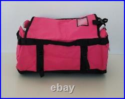 The North Face Base Camp Duffel Bag Backpack Small 50l Mr. Pink/ Tnf Black