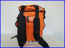 The North Face Base Camp Duffel Bag Backpack Small 50l Persian Orange/black
