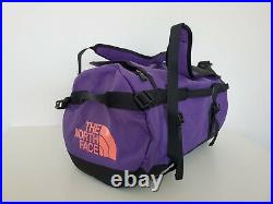 The North Face Base Camp Duffel Bag Backpack Small 50l Purple/black