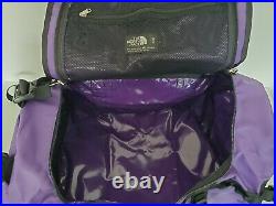 The North Face Base Camp Duffel Bag Backpack Small 50l Purple/black