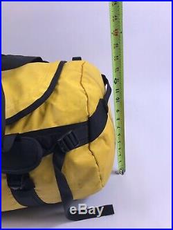 The North Face Base Camp Duffel Bag Haul Yellow backpack back pack waterproof