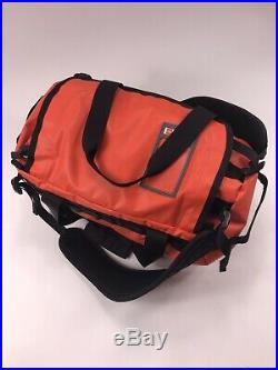 The North Face Base Camp Duffel Bag Haul backpack back pack waterproof orange