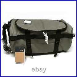 The North Face Base Camp Duffel SMALL bag backpack New Taupe Green/TNF Black