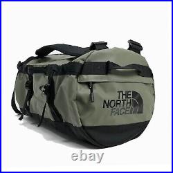 The North Face Base Camp Duffel SMALL bag backpack New Taupe Green/TNF Black