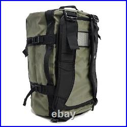 The North Face Base Camp Duffel SMALL bag backpack New Taupe Green/TNF Black