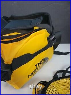 The North Face Base Camp Duffel XS bag Backpack 31L TNF Yellow Summit Gold Black