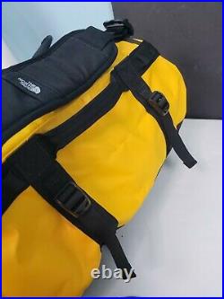 The North Face Base Camp Duffel XS bag Backpack 31L TNF Yellow Summit Gold Black