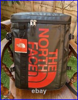 The North Face Base Camp Fusebox Backpack Brand New Black & Red With Tags