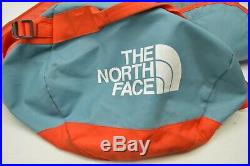 The North Face Base Camp Medium Blue/Orange Duffel WP Travel Suitcase Backpack