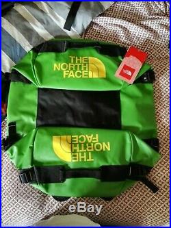 The North Face Base Camp Small 50 Liter TNF Duffel Bag Backpack New Green +