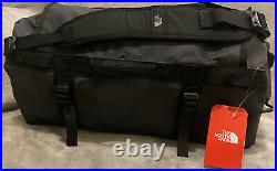 The North Face Base Camp Small Duffel/Backpack Bag, Aviator Navy/TNF Black 50L