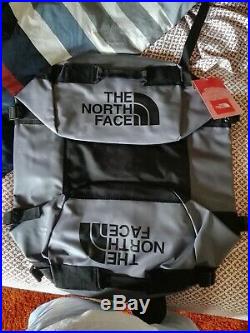 The North Face Base Camp Small S 50 L TNF Duffel Bag Backpack New Supreme gray