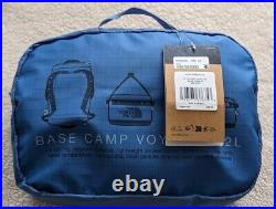 The North Face Base Camp Voyager Duffel Bag 42L, Steel Blue/Indigo Camping NEW