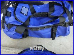The North Face Basecamp Duffel Medium Packable Travel Bag Aztec Blue 71L