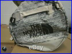 The North Face Basecamp Duffel Packable Travel Suitcase Backpack Bag Ivory