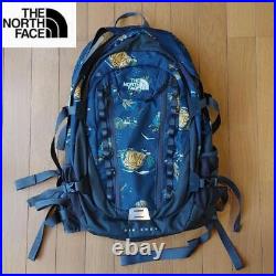 The North Face Big Shot Classic Modern Toile Navy USED from JAPAN F/S
