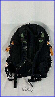 The North Face Borealis Backpack Black/Orange/Green Travel Hiking Bag