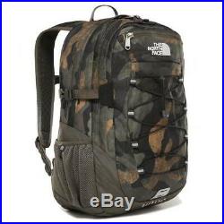The North Face Borealis Classic Green Camo Backpack Travel School Bag 29L Laptop