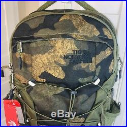 The North Face Borealis Laptop Backpack Burnt Olive Green Camo -Brand New withTags