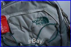 The North Face Borealis Women's Backpack Holds 15 Laptop Gray Light Gray NWT