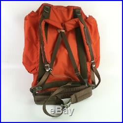The North Face Brown Label VTG Orange Black Frame Backpack Large JP115702