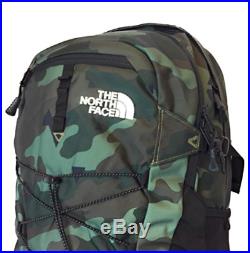 The North Face Classic Borealis Backpack 15'' Laptop School Bag Camo Green/Black