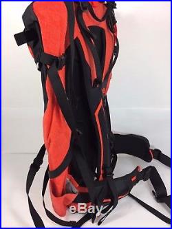 The North Face Cobra 60 Black Acrylic Orange Heather Hiking Backpack NEW $250