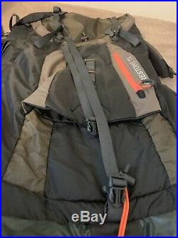 The North Face Crestone 75 Internal Frame Hiking Backpack Olive Gray