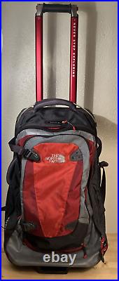 The North Face Double Track 23 Convertible Wheeled Luggage Backpack Y2K Travel