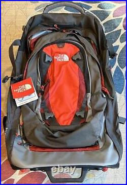 The North Face Double Track Rolling Luggage Rare Y2K Luggage Outdoor Travel