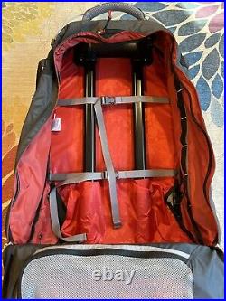 The North Face Double Track Rolling Luggage Rare Y2K Luggage Outdoor Travel