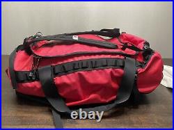 The North Face Duffel Packable Travel Suitcase Backpack Red Large Base Camp