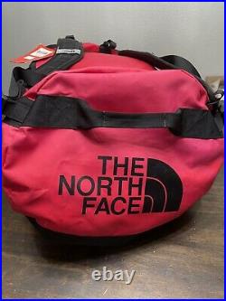 The North Face Duffel Packable Travel Suitcase Backpack Red Large Base Camp
