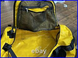 The North Face Duffel Packable Travel Suitcase Backpack Yellowithgold Base Camp