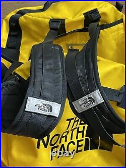 The North Face Duffel Packable Travel Suitcase Backpack Yellowithgold Base Camp