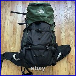 The North Face Endurance MSA Forest Green Black 65-75L Internal Frame Backpack L