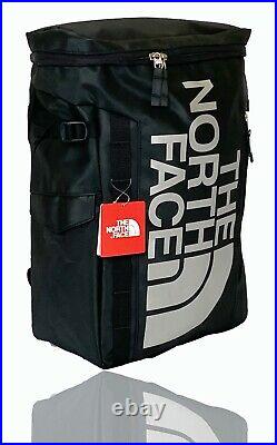 The North Face Fusebox II Backpack Black & Silver New FREE SHIPPING