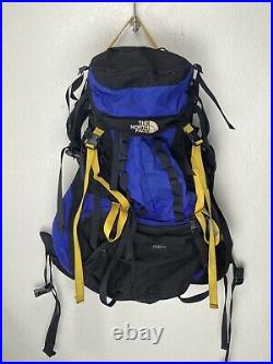 The North Face Fusion Internal Frame Large Hiking Backpack Blue Black Harness