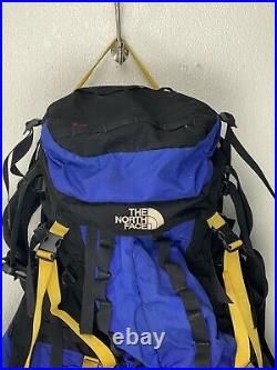 The North Face Fusion Internal Frame Large Hiking Backpack Blue Black Harness