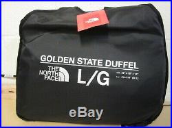 The North Face Golden State Duffel Packable Travel Suitcase Backpack Cosmic Blue