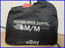 The North Face Golden State Duffel Packable Travel Suitcase Backpack Navy Lights