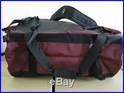 The North Face Golden State Duffel Packable Travel Suitcase Backpack Red / Black