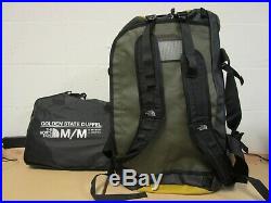 The North Face Golden State Duffel Packable Travel Suitcase Backpack Taupe Green
