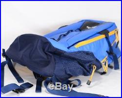 The North Face Hot Shot Backpack Laptop Approved Blue and Yellow