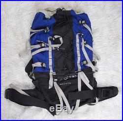 The North Face Internal Frame Hiking Backpack Med Model Granite Back Pack Blue