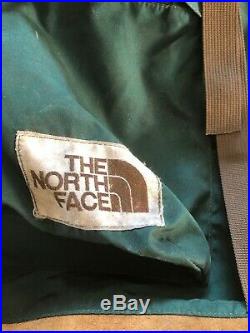 The North Face Internal Frame Hiking Backpack Vintage 80s Brown Label Canvas 128