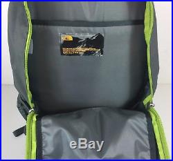 The North Face Jester Gray Green Backpack Outdoor NWOT