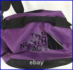 The North Face Large Base Camp Duffel Peak Purple Black Travel Backpack Bag 95L