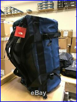 The North Face M-L Golden State Duffel Packable Travel Suitcase Backpack Blue