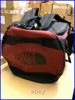 The North Face M-L Golden State Duffel Packable Travel Suitcase Backpack Red